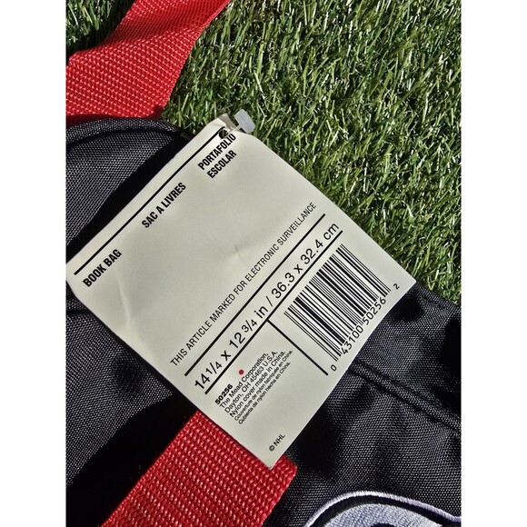 Vtg 90s Mead NHL New Jersey Devils Messenger Carry-on Gym Laptop Book Bag NWT - Picture 6 of 13